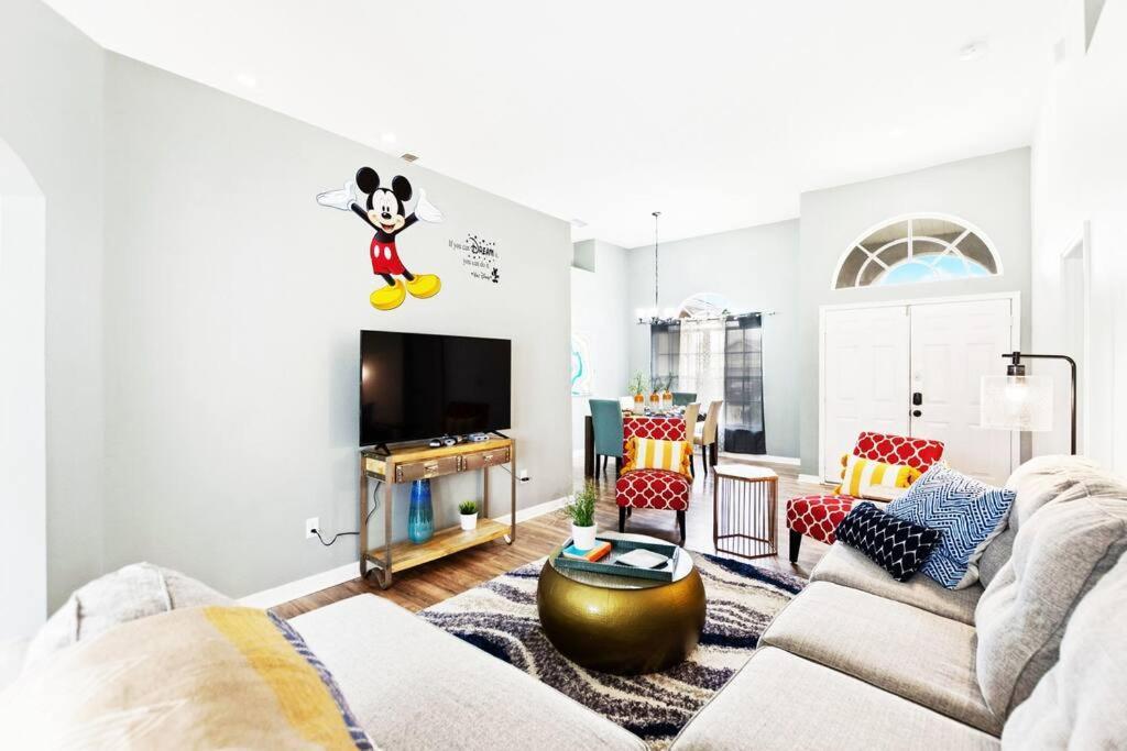 Spacious Disney Themed 5Bed Villa! Private Heated Enclosed Pool/Spa/Bbq! Давенпорт Екстер'єр фото